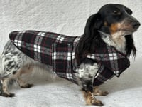 Image 4 of Black and White Check Chest Cover Coat