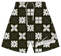 Image 1 of Hawaiian Quilt BLK ( New shorts)