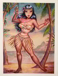Modified “Hula Muse” litho