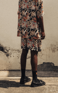 Image 1 of YOSHIO HONJO X LOCO MOSQUITO 'KINTARO RAIJYU' SHORTS 