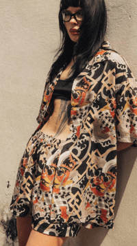 Image 2 of YOSHIO HONJO X LOCO MOSQUITO 'KINTARO RAIJYU' SHORTS 