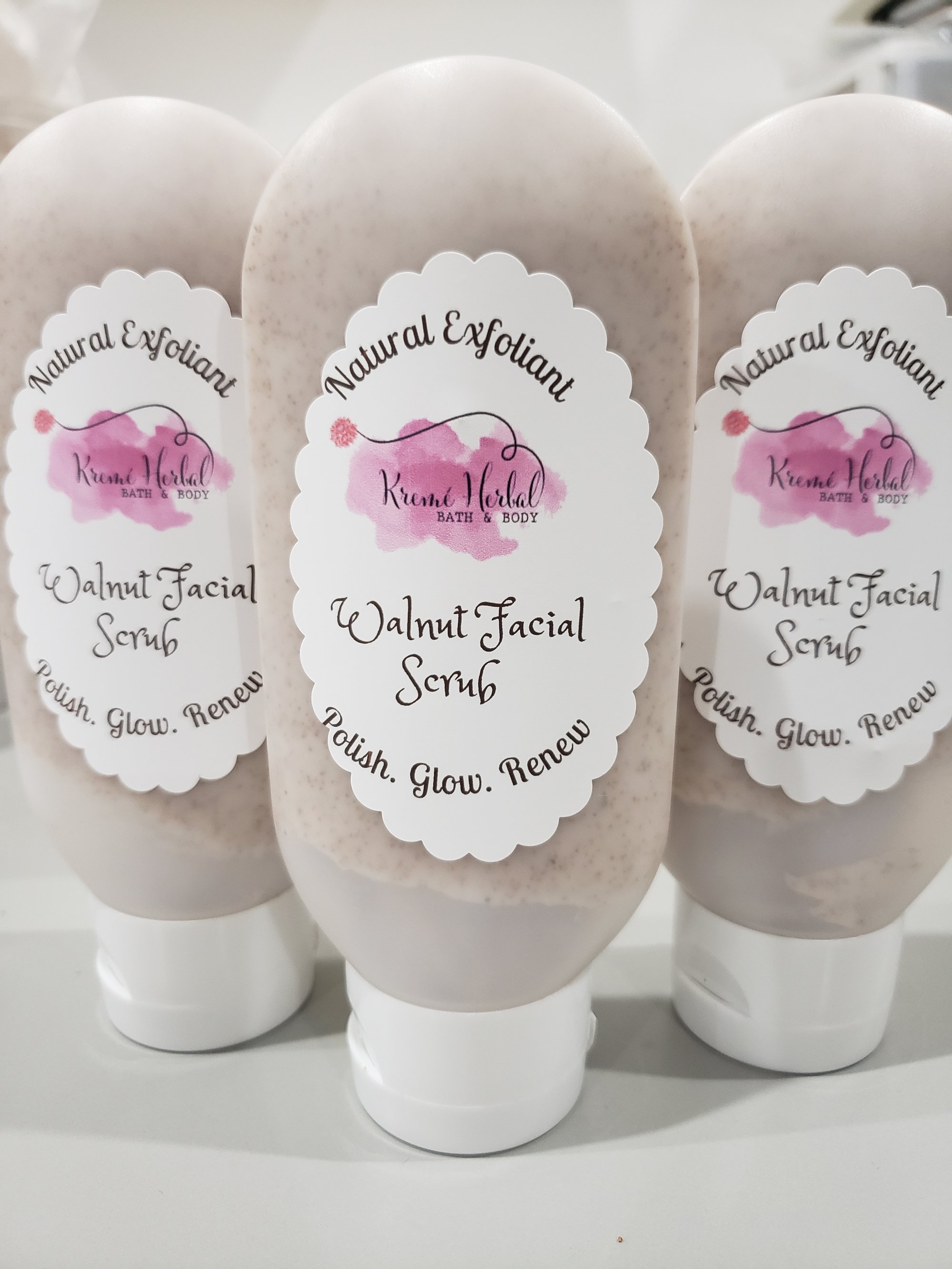 Image of Walnut Facial Scrub ( Gentle Exfoliation) 