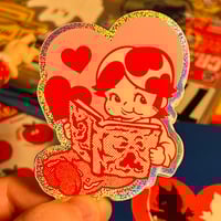 "NECRONOMICON ♥ KEWPIE" Sticker