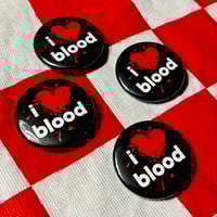 "I ♥ BLOOD" Button