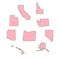 Image 1 of Far Western Region State Patches