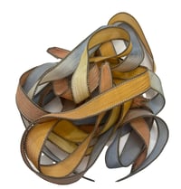 Image 6 of 1PC. RODEO 42" hand dyed wrist wrap bracelet silk ribbon//Yoga wrist wrap bracelet ribbon