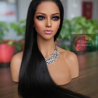 Image 1 of Straight Frontal Wigs