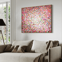 Image 7 of 'Adamas 10' - 125x95cm, FRAMED in Natural Oak