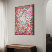 Image 8 of 'Adamas 10' - 125x95cm, FRAMED in Natural Oak