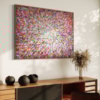 Image 9 of 'Adamas 10' - 125x95cm, FRAMED in Natural Oak