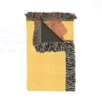 Image 3 of Desert Sunset Woven Blanket — Southwestern Landscape Throw