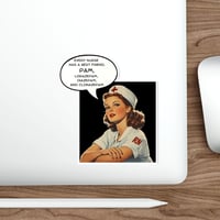 Image 11 of Sticker - Retro Nurse 'Every Nurse Has a Best Friend, PAM (Lorazepam, Diazepam, Clonazepam)'