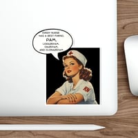 Image 13 of Sticker - Retro Nurse 'Every Nurse Has a Best Friend, PAM (Lorazepam, Diazepam, Clonazepam)'