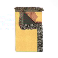 Image 6 of Desert Sunset Woven Blanket — Southwestern Landscape Throw