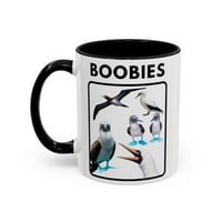Image 2 of Boobies Coffee Mug — Cute Blue-Footed Booby Bird Accent Mug (11/15oz)