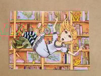 Mini Print--Alice in Wonderland Falling