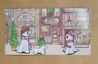 Mini Print--Swoopyville Christmas Street