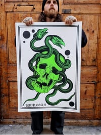 Image 2 of :The Serpent battle: screen print