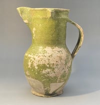 Image 2 of Medieval; Fourteenth Century Parrot Beak Jug; Saintonge