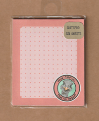 Mini Notepad--Ostrich Have I Told You That I'm Vegan