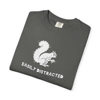 Image 6 of Easily Distracted Squirrel T-Shirt — Funny Casual Graphic Tee
