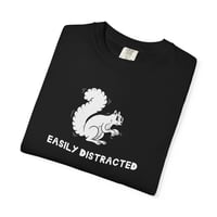 Image 18 of Easily Distracted Squirrel T-Shirt — Funny Casual Graphic Tee