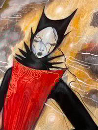 Image 4 of Cleo original on A3 wood 