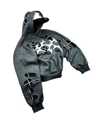 Image 2 of 1 of 1 Void Thorn Distressed Hoodie Size XL fits to XXL