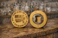 Round bottle opener "We The People"