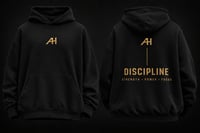 AH Discipline Oversized Hoodie – Black