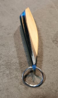 Image 4 of Olive wood and resin key fob