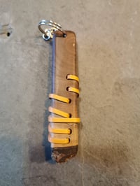 Image 1 of Live end Walnut key fob