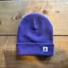 CUFFED BEANIE - DEEP PURPLE
