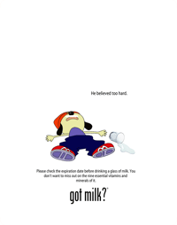 got milk? poster (parappa)