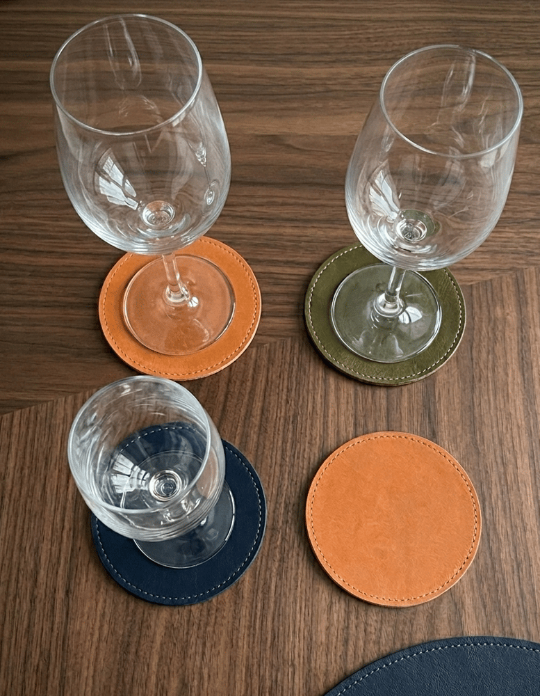 Image of Leather Coasters