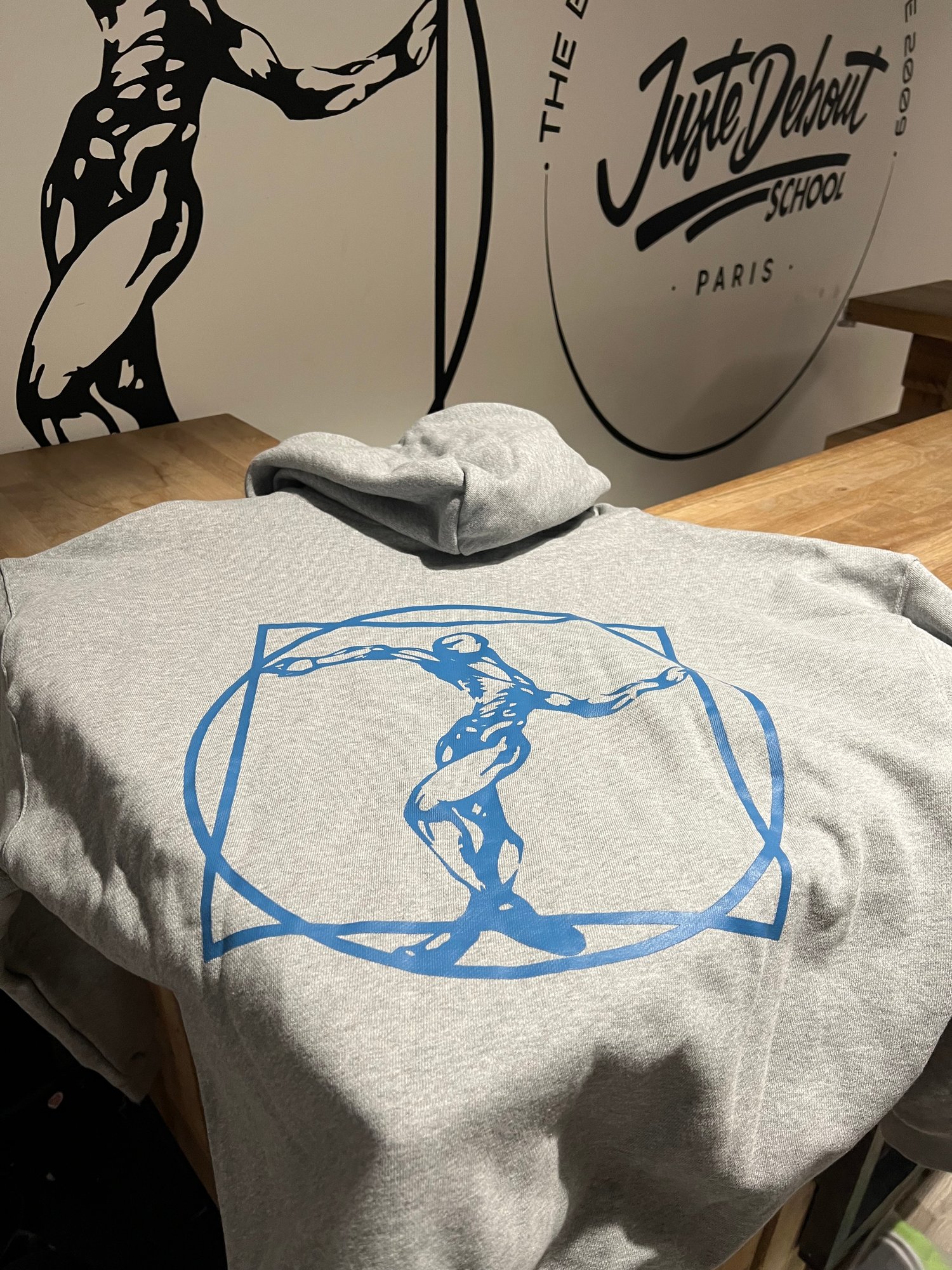 Image of JD Grey & Blue Hoodie 2026 