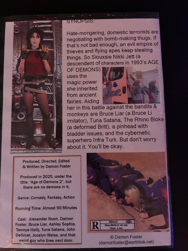 Damon Foster's Gone With the Witch DVDr Image 2