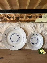 Image 2 of Grand plat en terre de fer Saint Amand et Hamage - Art de la table ancien