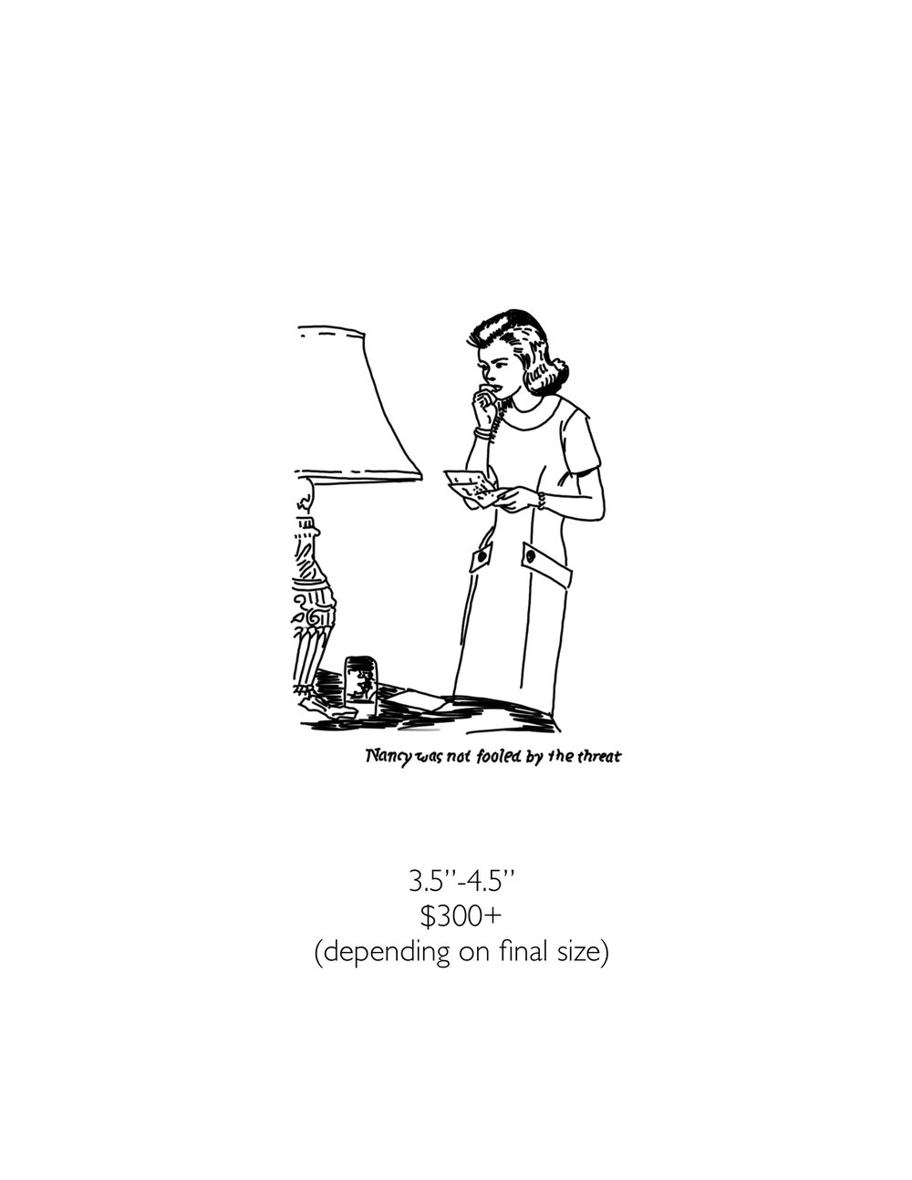 Image of Nancy Drew “not fooled”