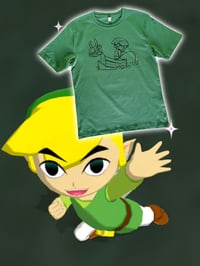 Image 3 of WINDWANKER - Adam Rosenlund *GREEN TEE*