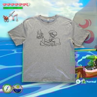 Image 1 of WINDWANKER - Adam Rosenlund *MELANGE GREY TEE*