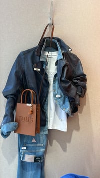 Image 1 of BIKER PIEL AZUL MARITIUS