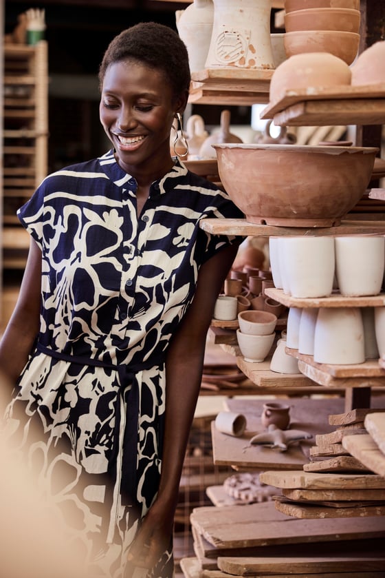 Image of Vestido Ikebana