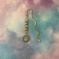 Silver Sunshine with Face Bookmark