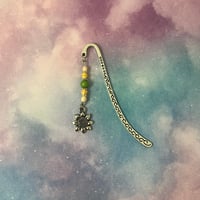 Silver Sunflower Bookmark