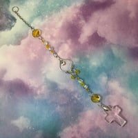 Image 2 of Clear Cross Sun Catcher Hanging Home Decor Faith Religion