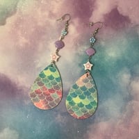Mermaid Teardrop Earrings