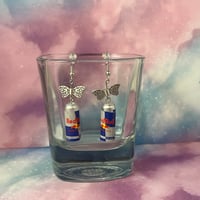 Red Bull with Wings Earrings