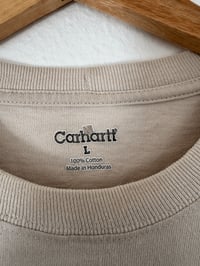 Image 4 of Vintage Carhartt - Ecru Heavyweight Pocket Logo T-Shirt