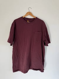 Image 1 of Vintage Carhartt - Burgundy Heavyweight T-Shirt